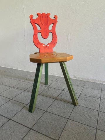 Alessandro Mendini - Stoel - Hout - De museumstoel