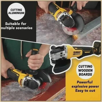 Dewalt DCG406 Accu Haakse Slijper 125mm - Borstelloos, 9000, Verzenden, Nieuw