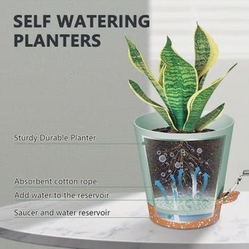 Set van 5 Zelfwaterende Plantenpotten voor Binnen - Diverse, Verzenden, Nieuw