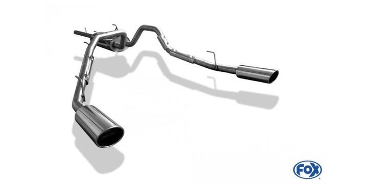 FOX Dodge RAM 1500 facelift half systeem rechts/links vanaf, Auto-onderdelen, Uitlaatsystemen, Nieuw, Verzenden