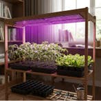 Full Spectrum LED Kweeklamp met Timer – Dimbare Plantlamp, Verzenden, Nieuw