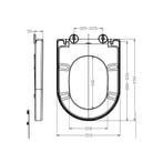 Toiletzitting Wiesbaden Vesta Soft Close tbv Wandcloset 52, Ophalen of Verzenden, Nieuw