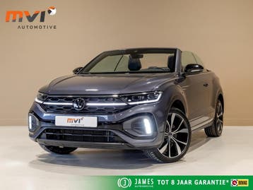 Zakelijke Lease |  Volkswagen T-Roc Cabrio 1.5 TSI 3x R-Line, Automaat, Stof, Gebruikt, Zwart