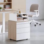 Printerkast met 3 Opbergrekken – 47x22,5x40 cm, Verzenden, Nieuw in verpakking
