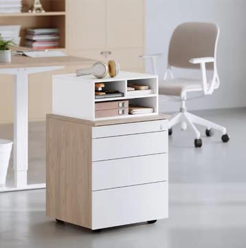 Printerkast met 3 Opbergrekken – 47x22,5x40 cm, Verzenden, Nieuw in verpakking