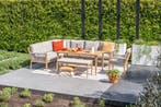 GI Sardinia lounge-dining set aluminium (7-delig) - Teak, Verzenden, Nieuw, Overige materialen, Loungeset