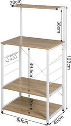 24goodz Keukenplank Standplank Magnetronhouder - Robuust en, Verzenden, Nieuw