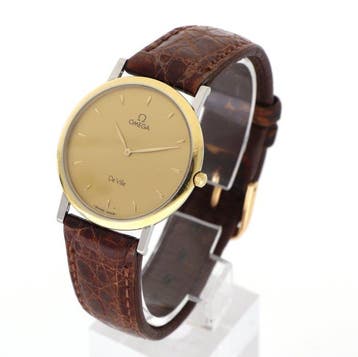 Omega - Omega De Ville Classic Quartz Gold Dial - Zonder, Nieuw