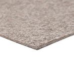Wolvilt - Grijs (gemêleerd) - 30cm x 30cm - Dikte: 5 mm....