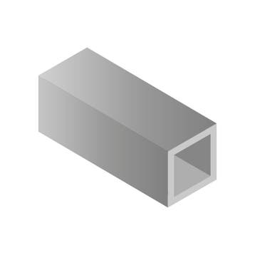 Koker 100 x 100 x 3 mm onbehandeld b-keus, Ophalen, Nieuw