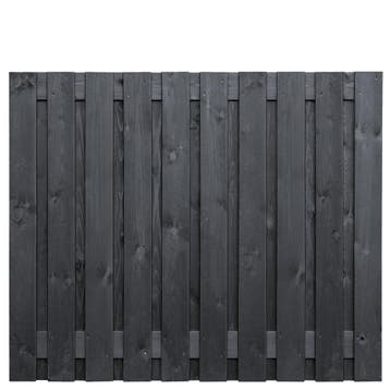 Schutting Tuinscherm Stuttgart 150x180cm Zwart Gespoten gren, 1 tot 2 meter, Minder dan 3 meter, Nieuw, Ophalen of Verzenden