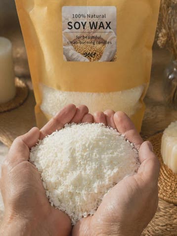 1000g Pure Natuurlijke Sojawas - Ideaal Grondstof voor DIY K, Huis en Inrichting, Verzenden, Nieuw