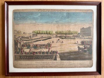 Ecole du XVIIIe siècle - Basset (Paris) – Vista en