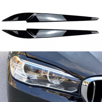 Koplampspoilers | geschikt voor BMW | X5 13-18 5d suv F15 /, Auto diversen, Tuning en Styling, Verzenden