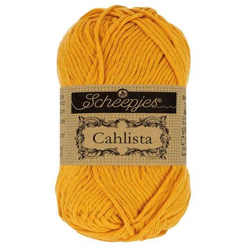 Scheepjes Cahlista - 249 saffron - Katoen Garen, Ophalen of Verzenden, Nieuw