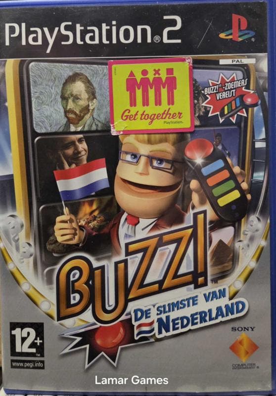 Buzz! De slimste van Nederland (ps2 used game), Spelcomputers en Games, Games | Sony PlayStation 2, Zo goed als nieuw, Ophalen of Verzenden