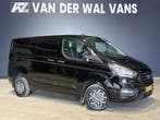 Ford Transit Custom 2.0 TDCI 130pk L1H1 Euro6 Airco | LED |, Stof, Gebruikt, Zwart, Dealer onderhouden