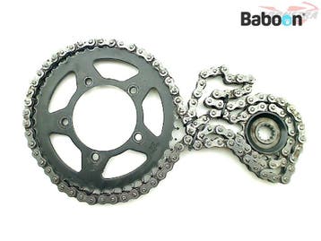 Ketting Set Aprilia Pegaso 650 2005-2009 (Strada + Trail +, Verzenden, Gebruikt