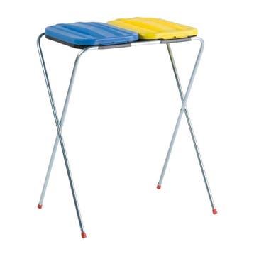 Afvalzakhouder 120 liter - Duo - Geel en Blauw, Ophalen of Verzenden