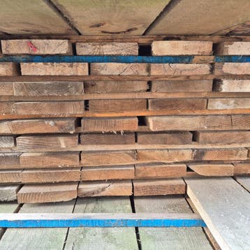 Partij Eiken planken 2000-2100-2300x160x27-30mm Windgedroogd, Ophalen of Verzenden, Nieuw