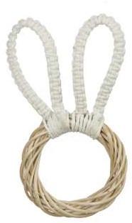 Haas hanger Kop met koord Oren Crème 10x19,5 cm per stuk, Ophalen of Verzenden, Nieuw