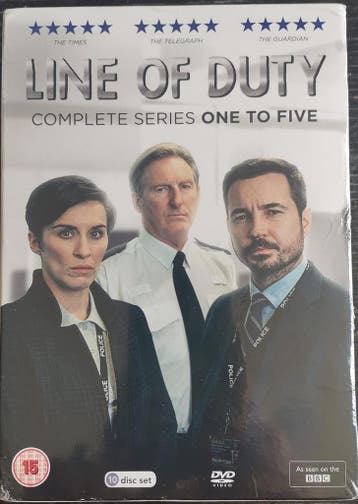 Line of Duty series 1 - 5                   Gratis verzenden, Vanaf 12 jaar, Verzenden, Nieuw in verpakking, Drama
