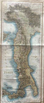 Italië - Algemene kaart van Italië; Rev. John Chetwode, Boeken, Nieuw