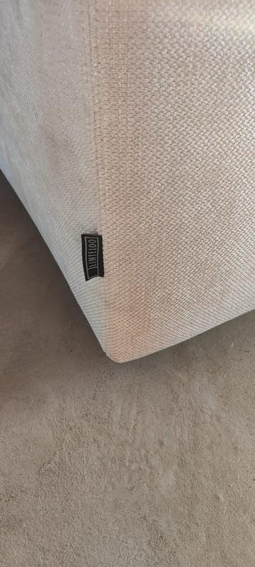 Linteloo Design Hoekbank – Opnieuw gestoffeerd | Kleur Pearl, Ophalen of Verzenden, Zo goed als nieuw, Linteloo Mauro , Stof
