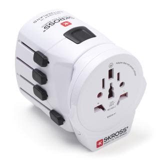 Universele reisstekker met USB | Skross | Wereld naar Wereld, Verzenden, Nieuw