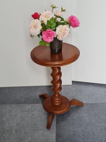 Plantentafel - Elegante houten plantentafel / bijzettafel