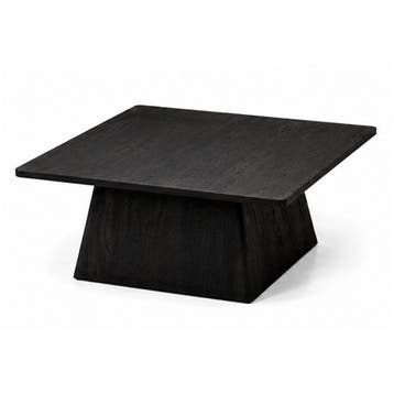 Salontafel Skagen 80x80x33cm Black mango, Huis en Inrichting, Tafels | Salontafels, Ophalen of Verzenden, Nieuw