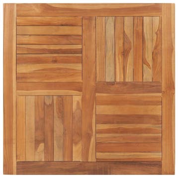 Bureaublad Teakhout 90x90cm | Laatste Stuk!, 50 tot 100 cm, Rustiek, Zo goed als nieuw, Tafelblad