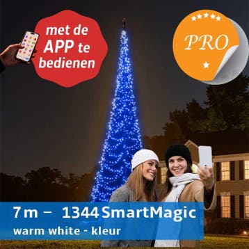 Fairybell 7 meter PRO SMART MAGIC 1344 RGBW leds, Nieuw