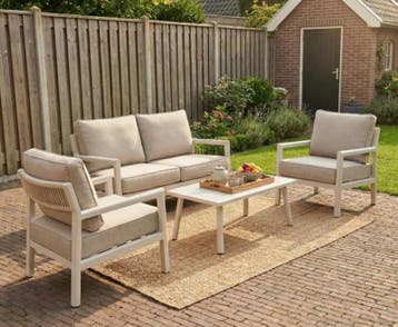 Loungeset aluminium, Tuin en Terras, Tuinsets en Loungesets, Nieuw