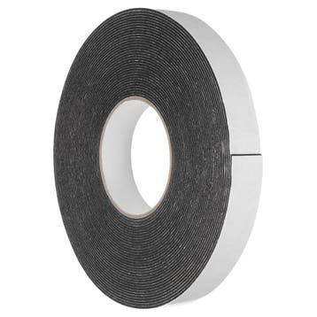 25mm - Dubbelzijdig PE-Schuim Foamtape - Zwart - Dikte:....