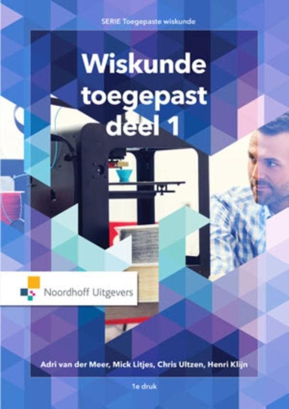 dropship Wiskunde toegepast deel 1 / Vast Boek / Noordhoff, Boeken, Wetenschap, Gelezen, Verzenden