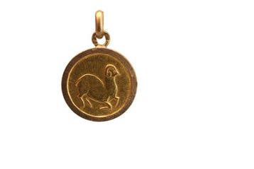 Zonder minimumprijs - Hanger - 19.2 kt. Geel goud - Ramteken