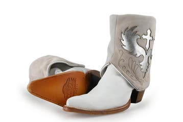 Corral Cowboy laarzen in maat 39 Wit, Wit, Zo goed als nieuw, Corral, Verzenden