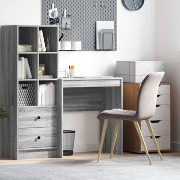 vidaXL Bureau Grijs Sonoma 70 x 40 x 76 cm, Huis en Inrichting, Verzenden, Nieuw
