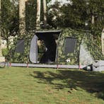 vidaXL Tunneltent 4-persoons waterdicht camouflage, Verzenden, Nieuw, Tot en met 2