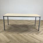Eromes kantinetafel 180x80 cm,  ahorn - grijs, Ophalen of Verzenden, Gebruikt, Bureau
