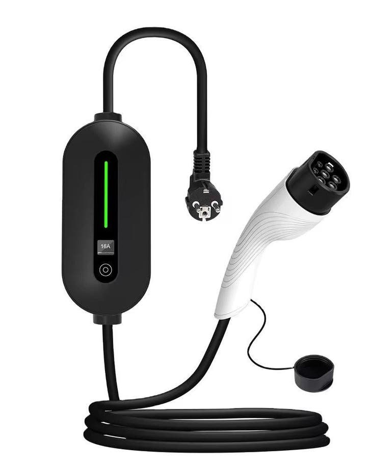 A8 Pro Type 2 EV Lader 3,7 kW Mobiele Thuislader 5 Meter, Auto diversen, Laadpalen, Verzenden