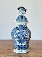 Oud Delft, Nijmegen - Vaas - Aardewerk - Dekselvaas