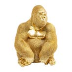 *WOONWINKEL* Kare Design Deco Gorillabeeld Goud, Verzenden, Nieuw