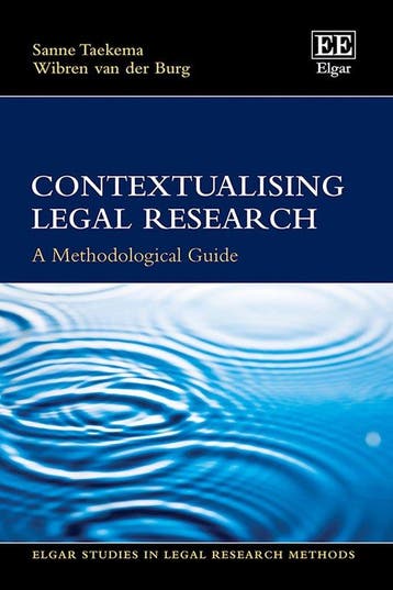 9781035338528 Elgar Studies in Legal Research Methods- Co..., Boeken, Verzenden, Zo goed als nieuw, Sanne Taekema