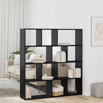 vidaXL Boekenkast 12-laags 132 x 29 x 141,5 cm Bewerkt hout, Minder dan 50 cm, Verzenden, 100 tot 150 cm, Nieuw