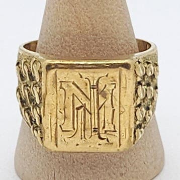 Ring - 18 karaat Geel goud, Nieuw