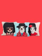 TexStilArt - PETICON - 3 stuks exclusieve kussenslopen -