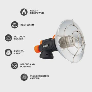 Widesea Draagbare Camping Heater - Roestvrij Staal Gas Brand, Verzenden, Nieuw