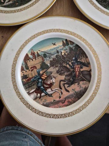 Royal Worcester - Bord (6) - bottenporselein